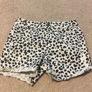 American Eagle Leopard Print Shorts